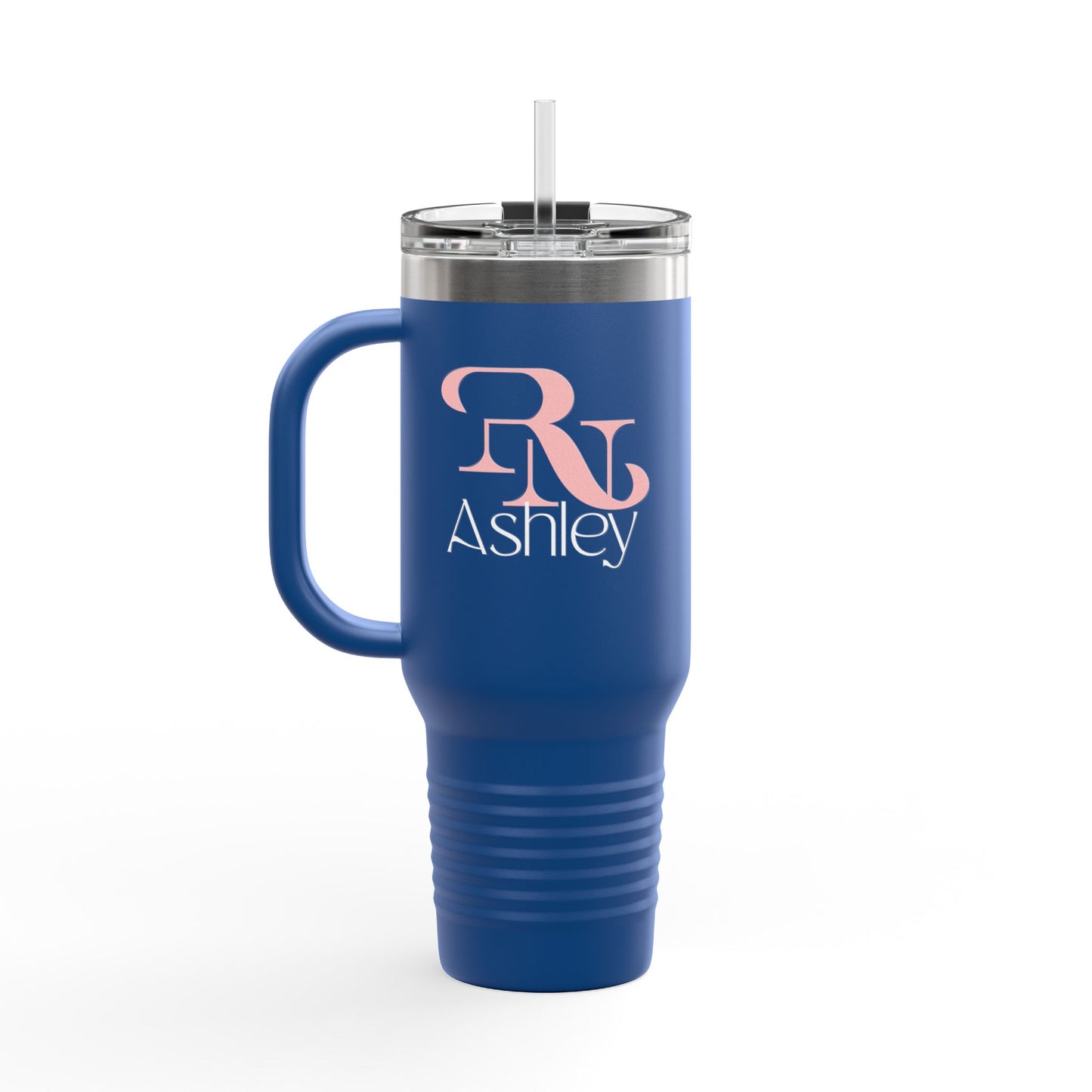 Custom Registered Nurse Travel Mug With Name | Personalized RN Tumbler | Nurse Life Bottle | Nurse Appreciation Mug | Cute Nurse Gift