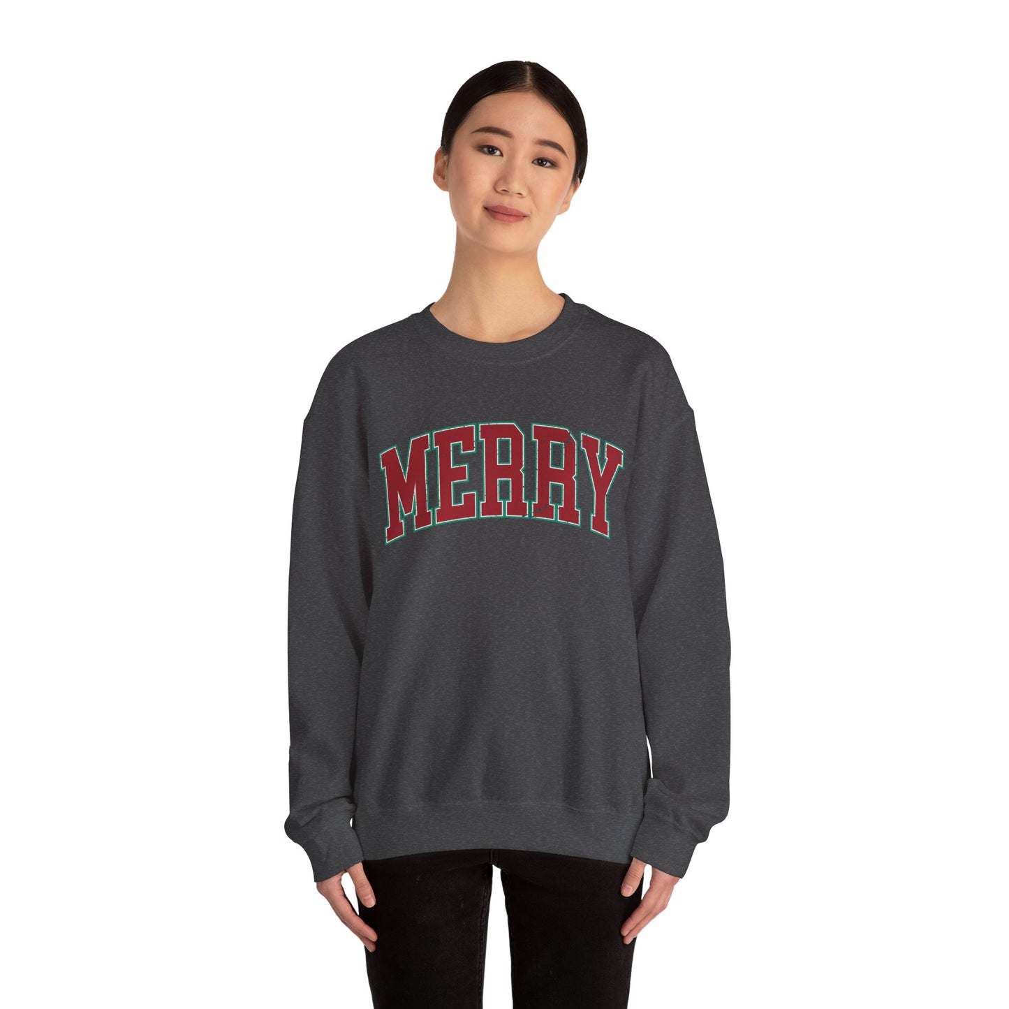 Retro Merry Sweatshirt | Festive Holiday Sweater| Merry Sweatshirt | Christmas Hoodie | Holiday Sweater | Christmas Gift