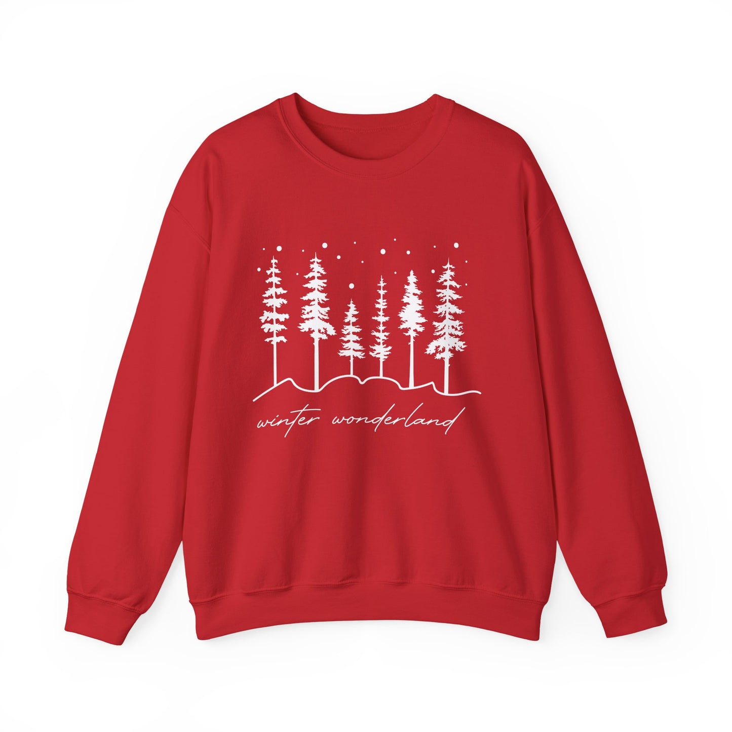 Christmas Trees Winter Wonderland Sweatshirt | Sweater For Women | Winter Gift | Family Xmas Sweatshirt | Winter Lover Top