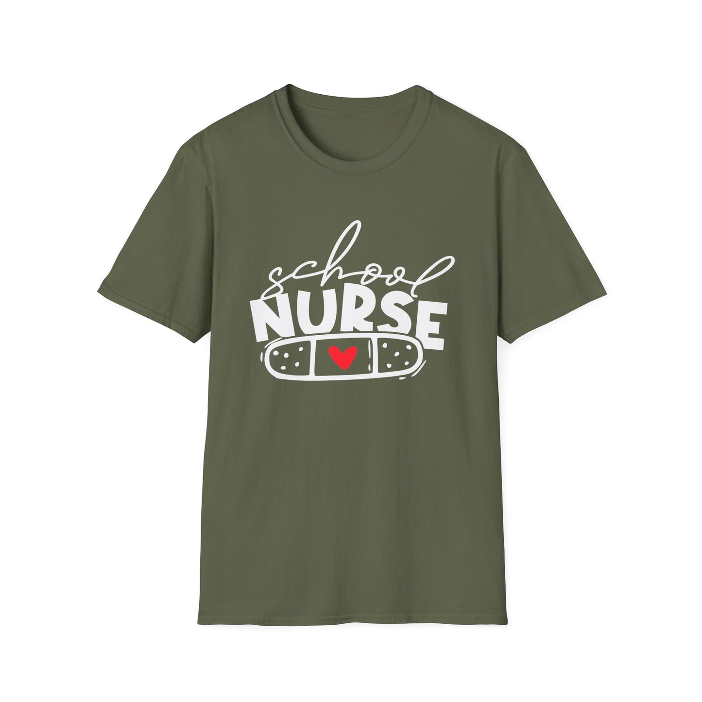 Womens School Nurse Shirt | Nurse Heart Tees | Nursing Life Top | Nurse Appreciation | Registered Nurse Gift Idea