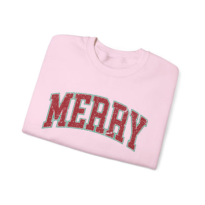 Retro Merry Sweatshirt | Festive Holiday Sweater| Merry Sweatshirt | Christmas Hoodie | Holiday Sweater | Christmas Gift