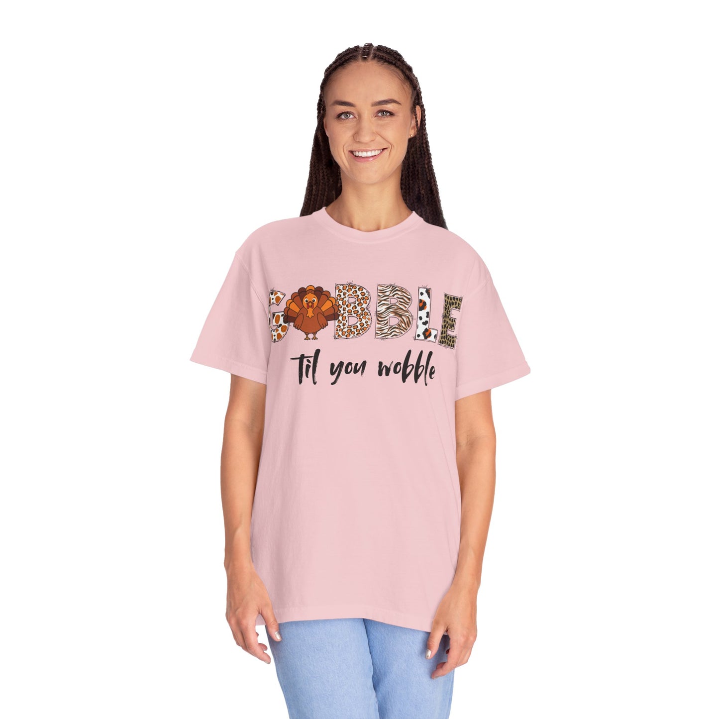 Gobble Til You Wobble T-shirt | Thanksgiving Turkey Fall Shirt