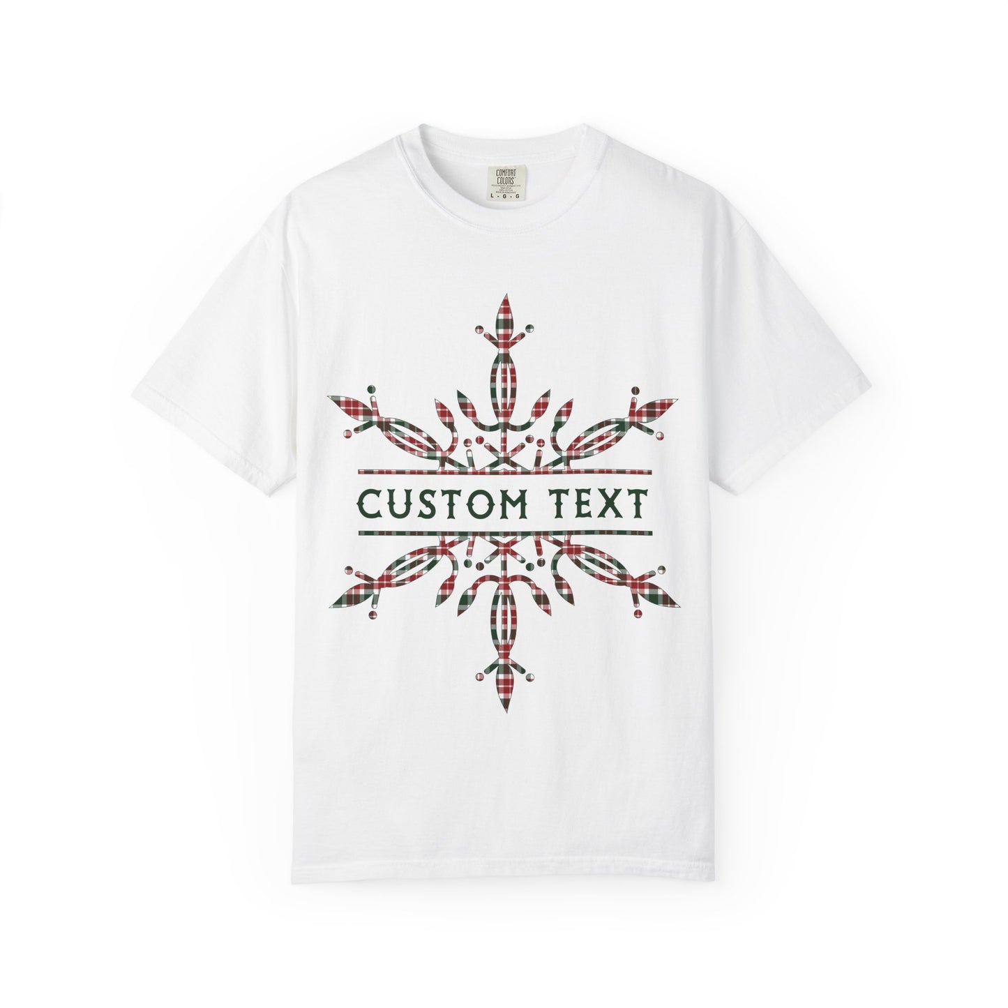 Custom Christmas Plaid Snowflake Family Name Shirt |  Personalized Holiday Group Sweatshirt |  Matching Cousin Crew Christmas Party Gift