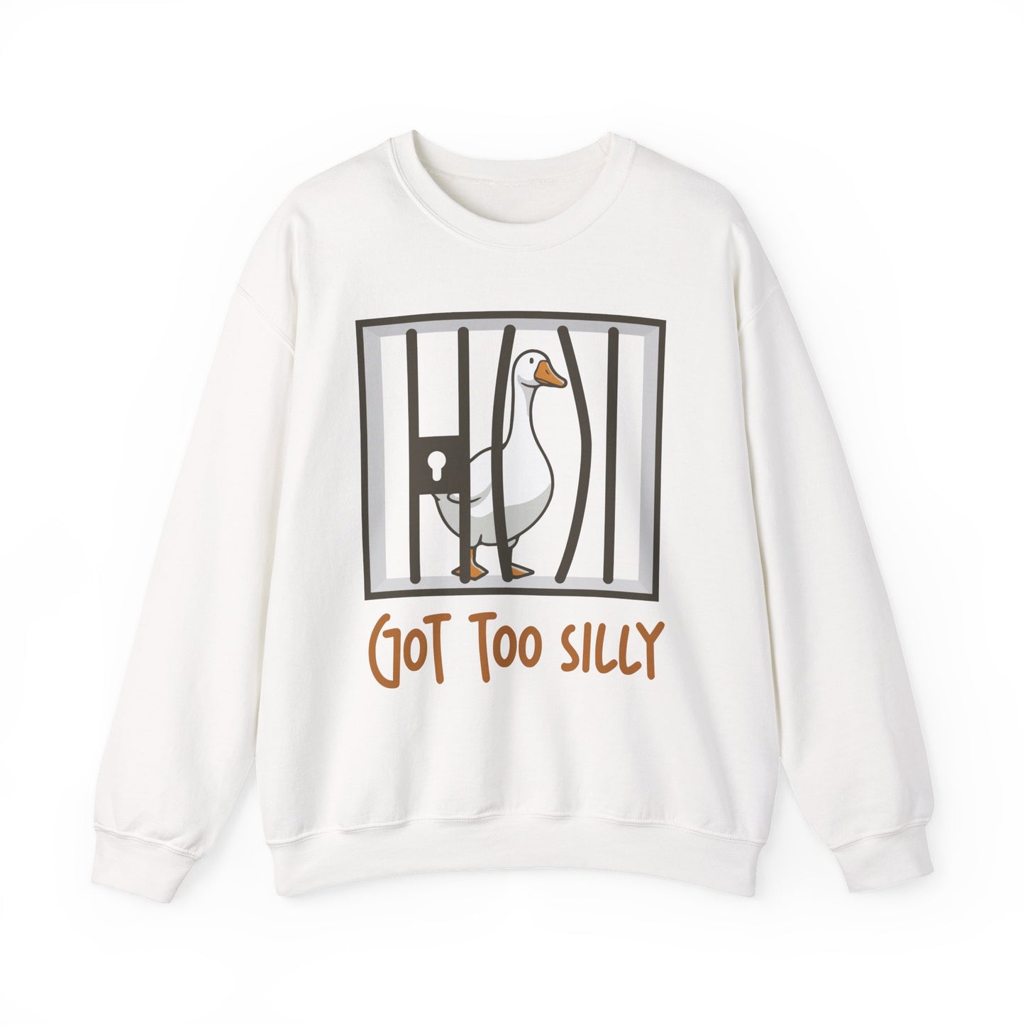 Got Too Silly Sweatshirt |  Silly Goose Shirt | Goose Sweatshirt | Silly Goose Outfit | Funny Shirt | Funny Goose Shirt | Funny Gift