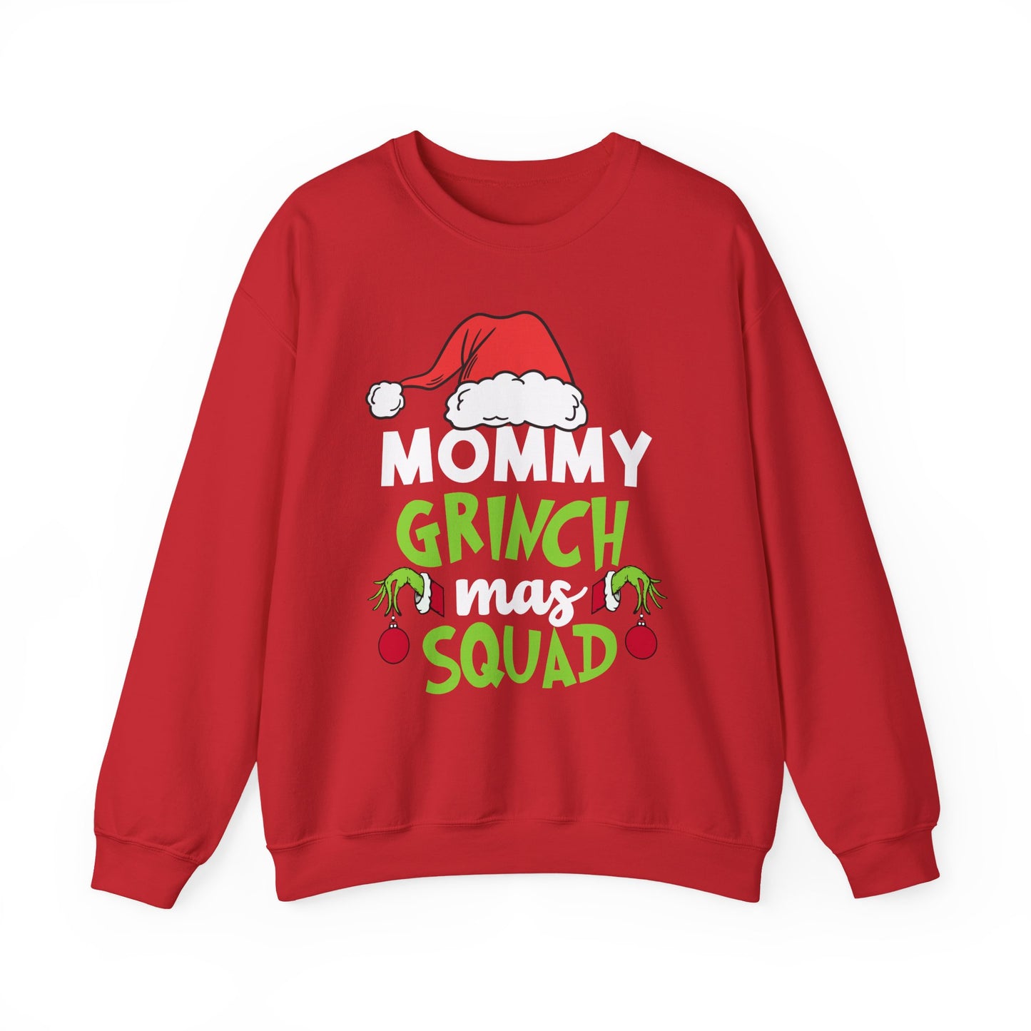 Custom Grinch Mas Family Squad | Christmas Matching Grinch Squad Family Sweatshirt | Personalized Grinch Sewater |