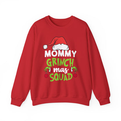 Custom Grinch Mas Family Squad | Christmas Matching Grinch Squad Family Sweatshirt | Personalized Grinch Sewater |