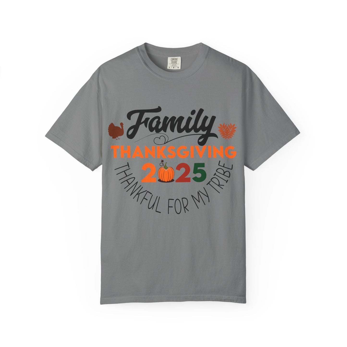 Family Thanksgiving 2025 T-Shirt | Thankful For My Tribe