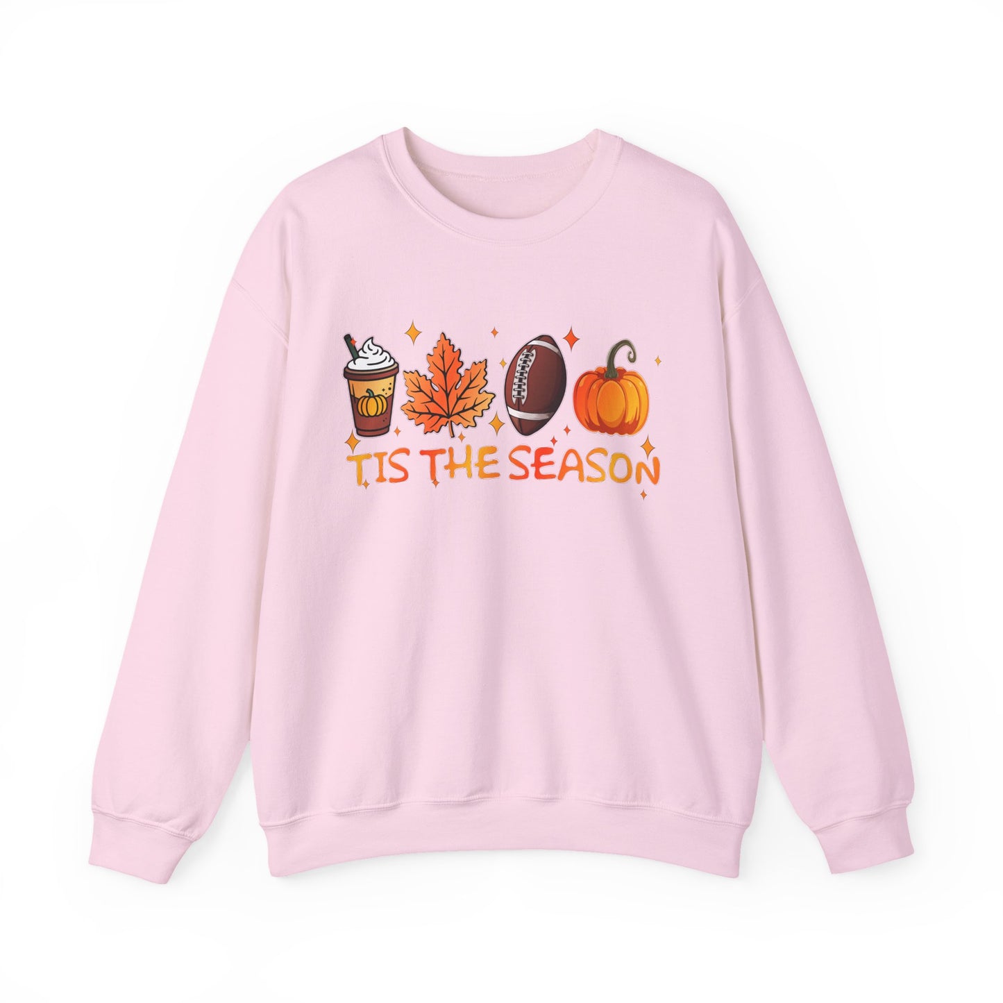 Tis the Season Autumn Icons Sweatshirt | Pumpkin Leaf Coffee Football