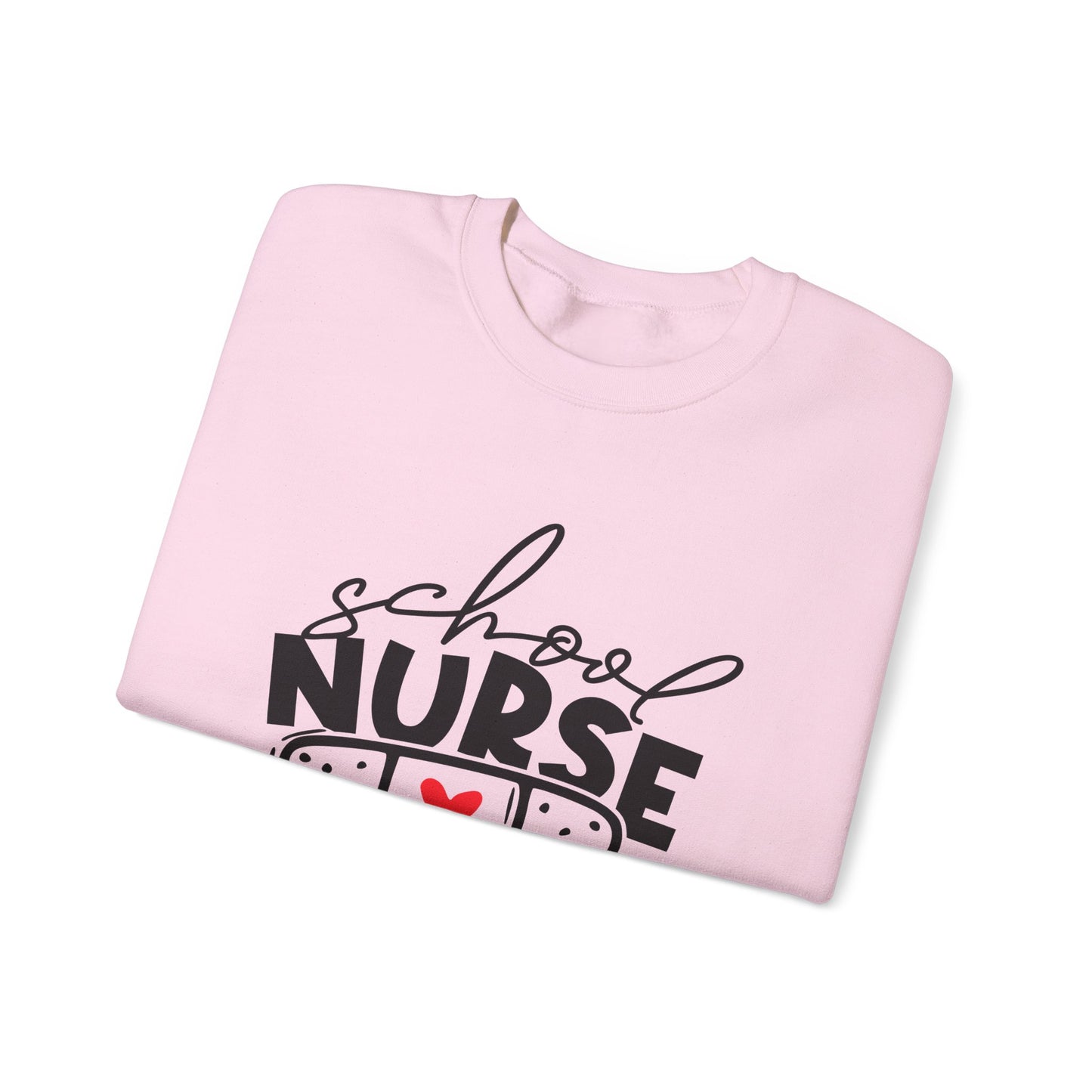 Womens School Nurse Sweatshirt | Nurse Heart Sweater | Nursing Life Top | Nurse Appreciation | Registered Nurse Gift Idea