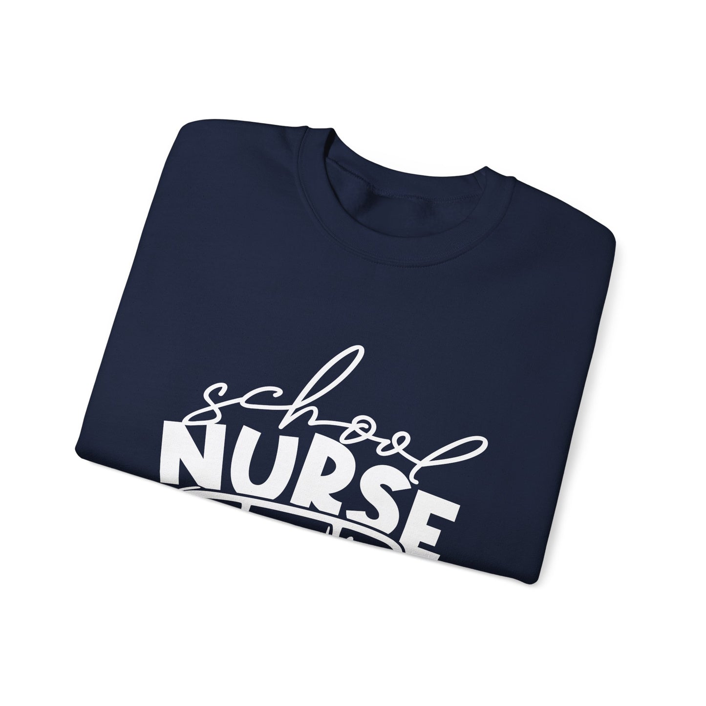 Womens School Nurse Sweatshirt | Nurse Heart Sweater | Nursing Life Top | Nurse Appreciation | Registered Nurse Gift Idea