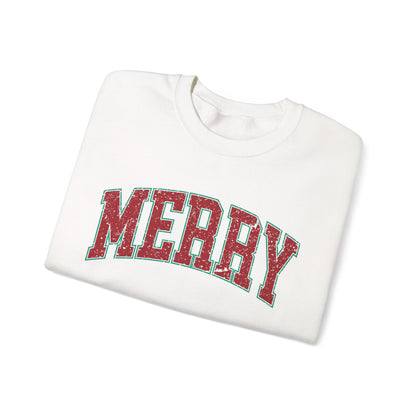 Retro Merry Sweatshirt | Festive Holiday Sweater| Merry Sweatshirt | Christmas Hoodie | Holiday Sweater | Christmas Gift