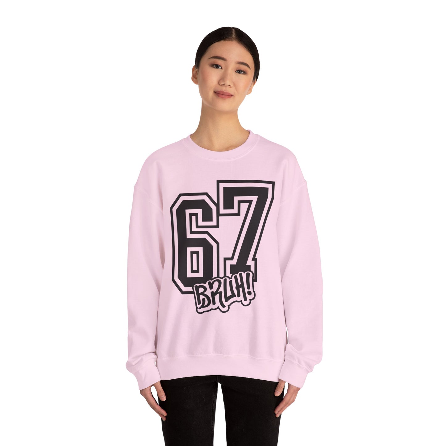 Funny Six Seven 6 7 Bruh Meme Sweatshirt | Gen Alpha Slang 6 7 Bruh | Funny Sports Gift For Friend Sweater | Viral Meme Sweatshirt