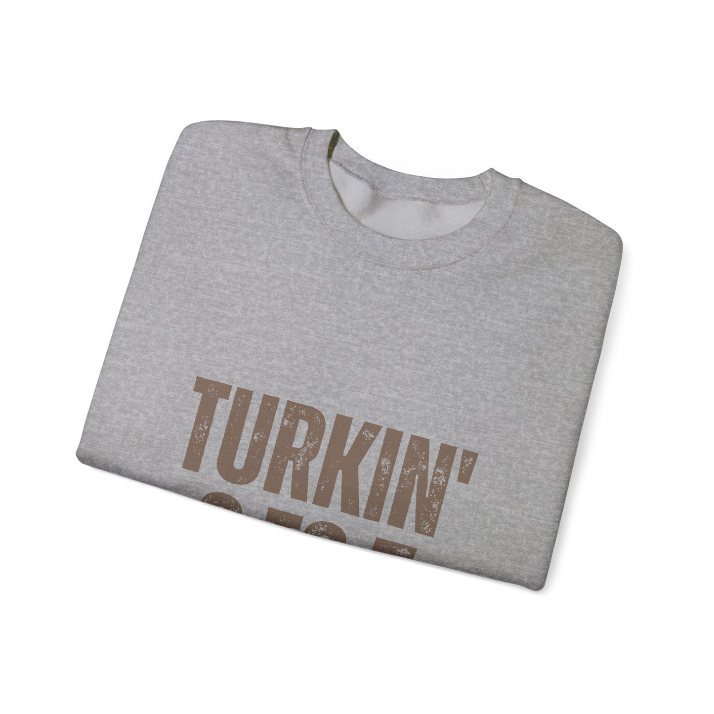 Turkin' 9 to 5 Unisex Crewneck Sweatshirt, Cozy Casual Wear for Professionals, Seasonal Apparel, Everyday Comfort, Turkin' 9 to 5 Gift