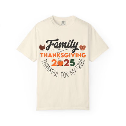 Family Thanksgiving 2025 T-Shirt | Thankful For My Tribe
