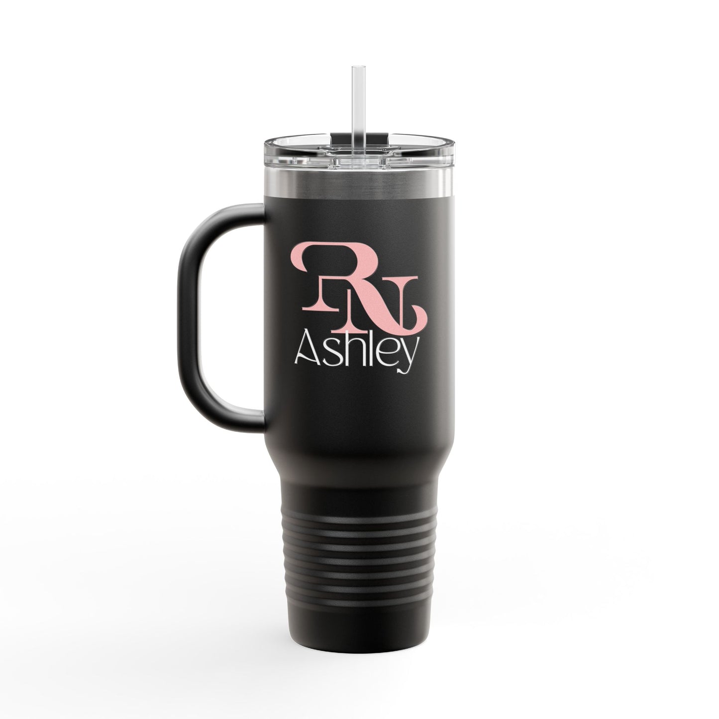 Custom Registered Nurse Travel Mug With Name | Personalized RN Tumbler | Nurse Life Bottle | Nurse Appreciation Mug | Cute Nurse Gift