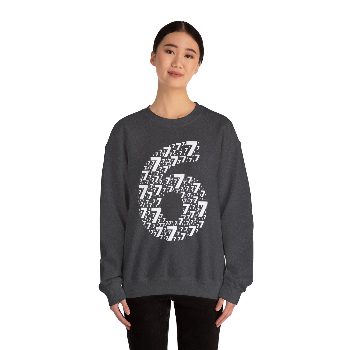 Six Seven 6 7 Meme Sweatshirt | Funny Alpha Generation Sweater | 67 Trendy Outfit | Sports Gift Sweatshirt | Viral Meme Outfit