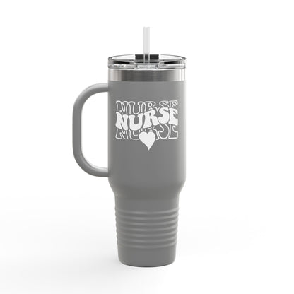 Nurse Travel Mug for Women Nursing School | Grovy Inspiration Nurses Gift Bottle | Nursing Life Mug
