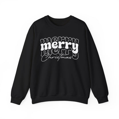 Merry Christmas Sweatshirt | Holiday Crewneck | Cute Xmas Sweater | Winter Holiday Gift | Cozy Christmas Sweatshirt