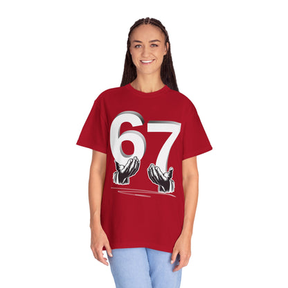 Funny Six Seven 6 7 Meme Shirt | Gen Alpha Slang 6 7 Hands |Funny Gift For Friend T-shirt | Viral Meme Shirt
