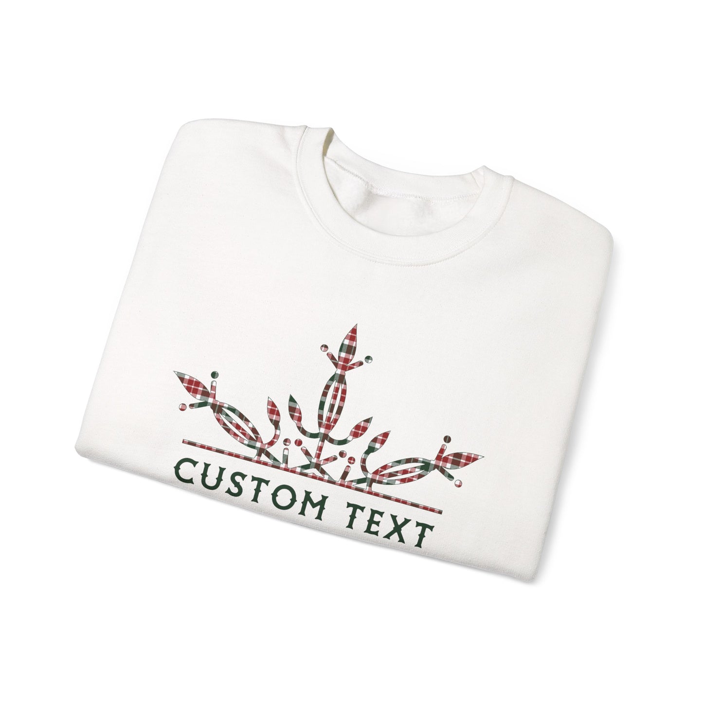 Custom Christmas Plaid Snowflake Family Name Shirt |  Personalized Holiday Group Sweatshirt |  Matching Cousin Crew Christmas Party Gift