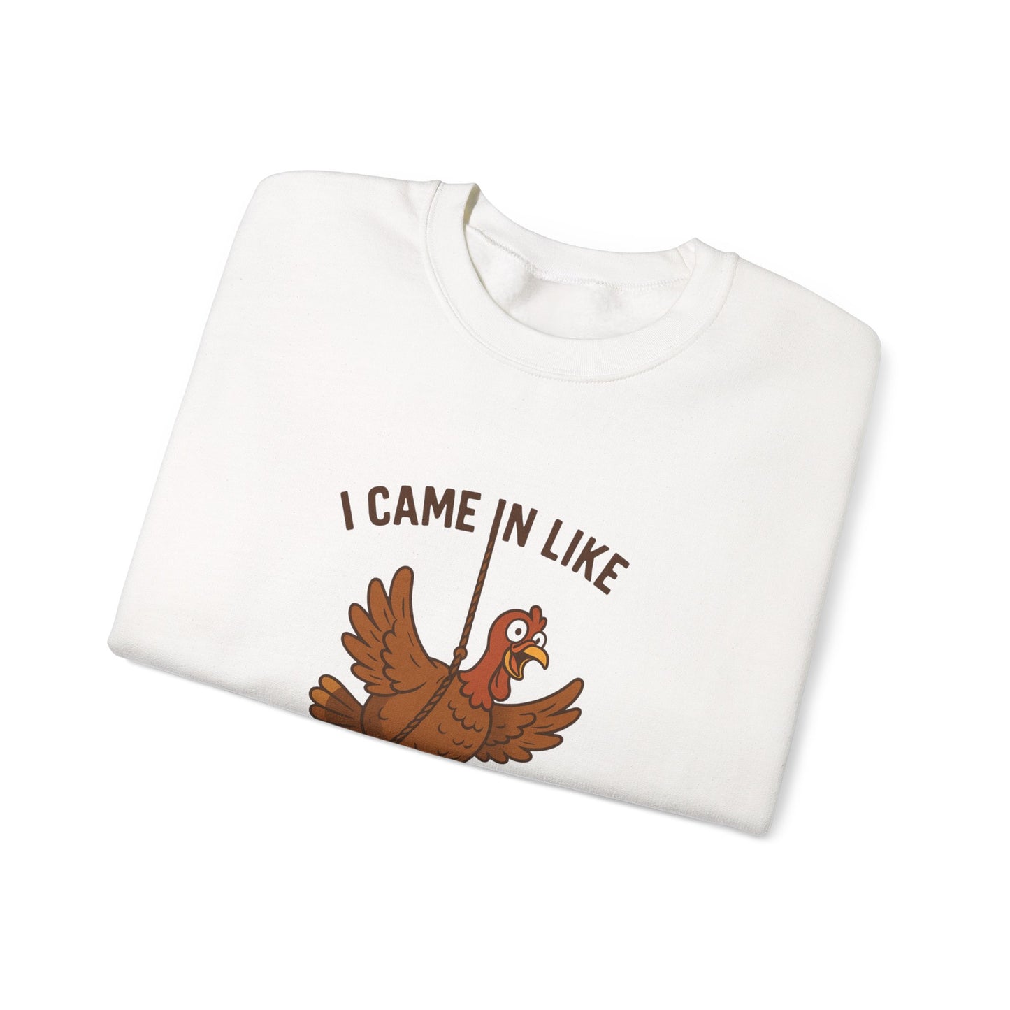 Thanksgiving Humor Crewneck Sweatshirt, Funny Thanksgiving Gift, Unisex Sweatshirt, Comfy Fall Apparel, Holiday Sweater