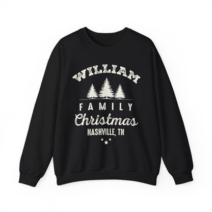 Personalized Family Christmas Sweatshirts | Matching Family Christmas Shirts | Custom Name Christmas Shirt | Adult Unisex & Youth Christmas