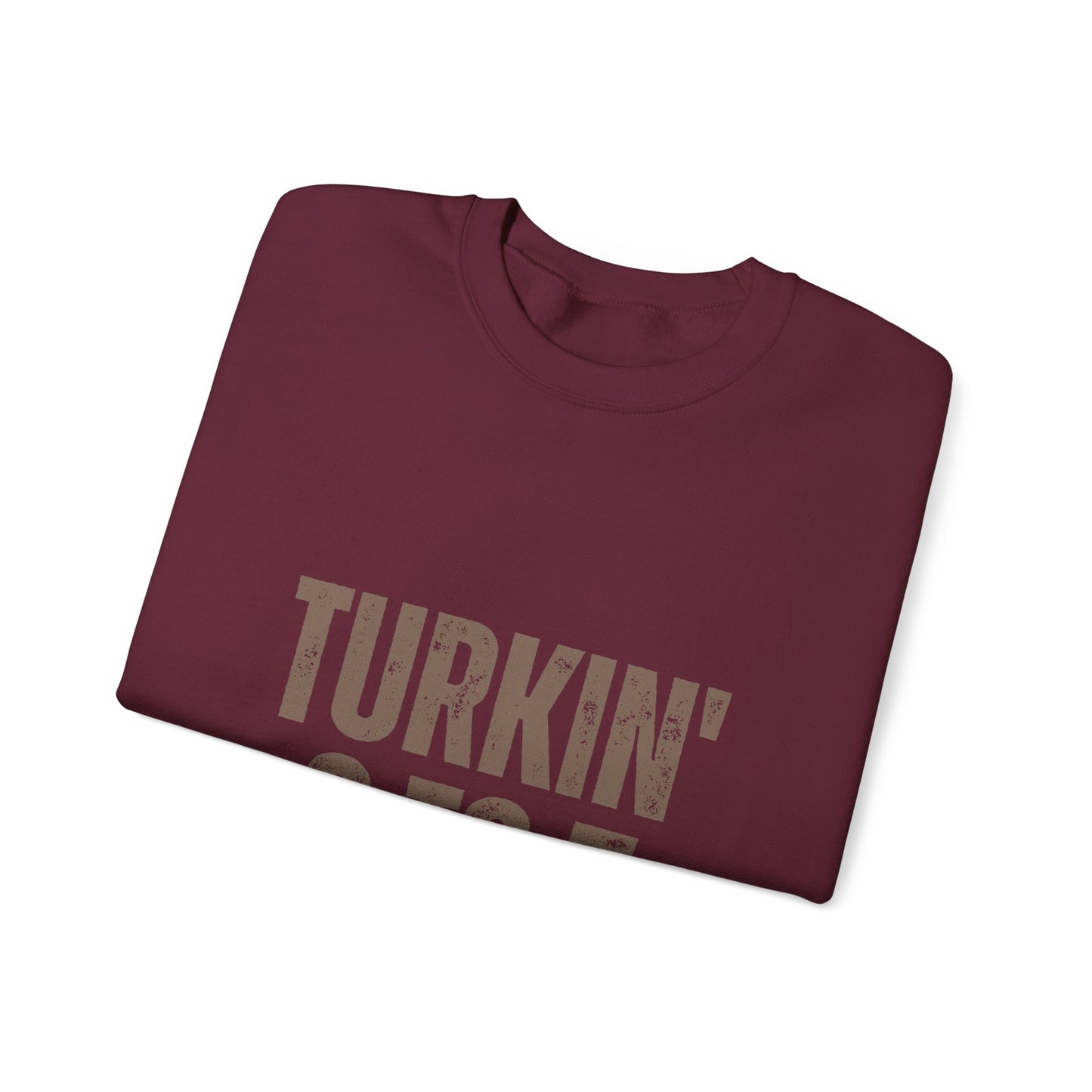 Turkin' 9 to 5 Unisex Crewneck Sweatshirt, Cozy Casual Wear for Professionals, Seasonal Apparel, Everyday Comfort, Turkin' 9 to 5 Gift