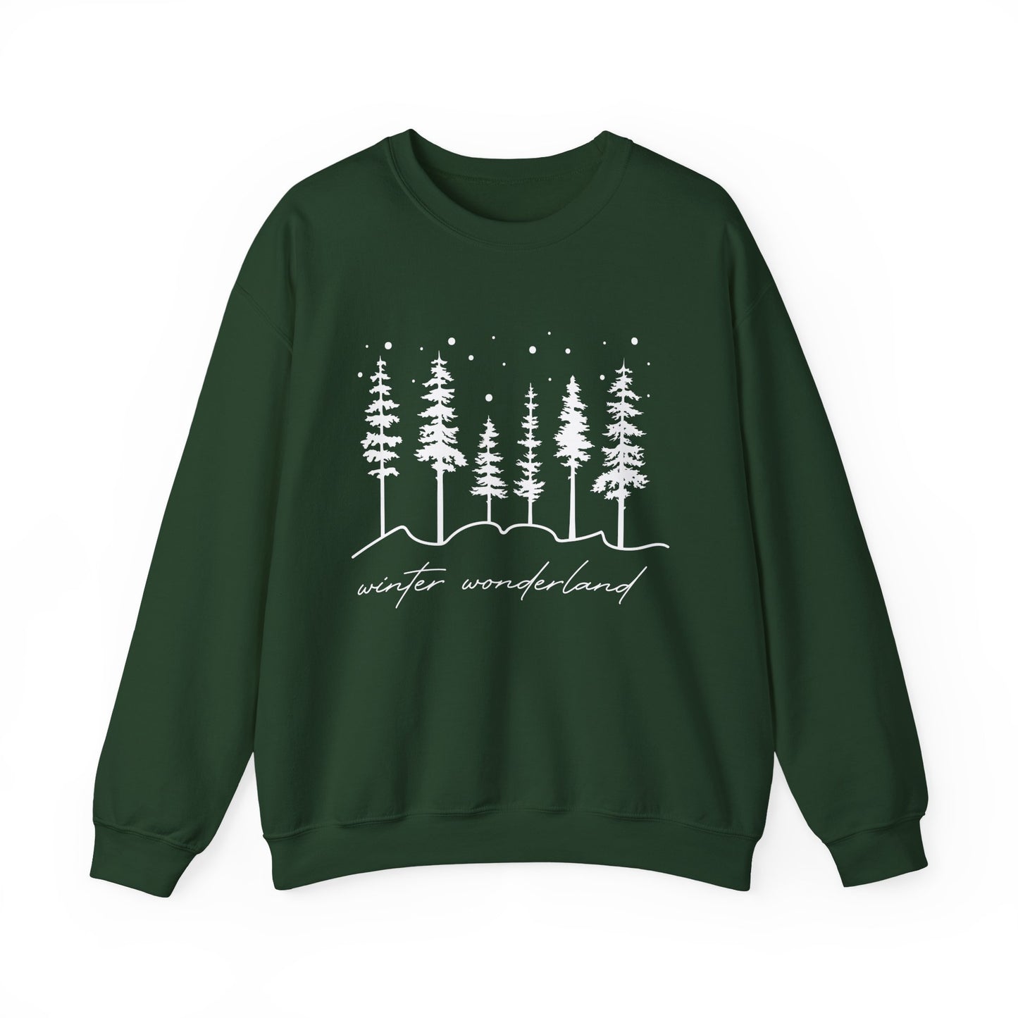 Christmas Trees Winter Wonderland Sweatshirt | Sweater For Women | Winter Gift | Family Xmas Sweatshirt | Winter Lover Top