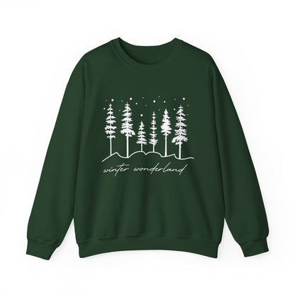 Christmas Trees Winter Wonderland Sweatshirt | Sweater For Women | Winter Gift | Family Xmas Sweatshirt | Winter Lover Top