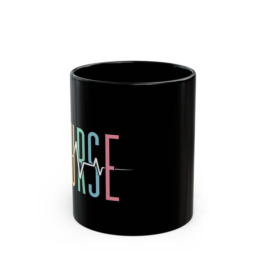 Nurses Life Coffee Mug Black Mug | Nursing School Nurse Day | Inspirational Nurse
