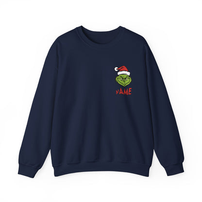 Custom Name Christmas Family Shirt | Christmas Matching Squad | Family Sweatshirt |  Party Sweaters | Funny Front and back Shirts