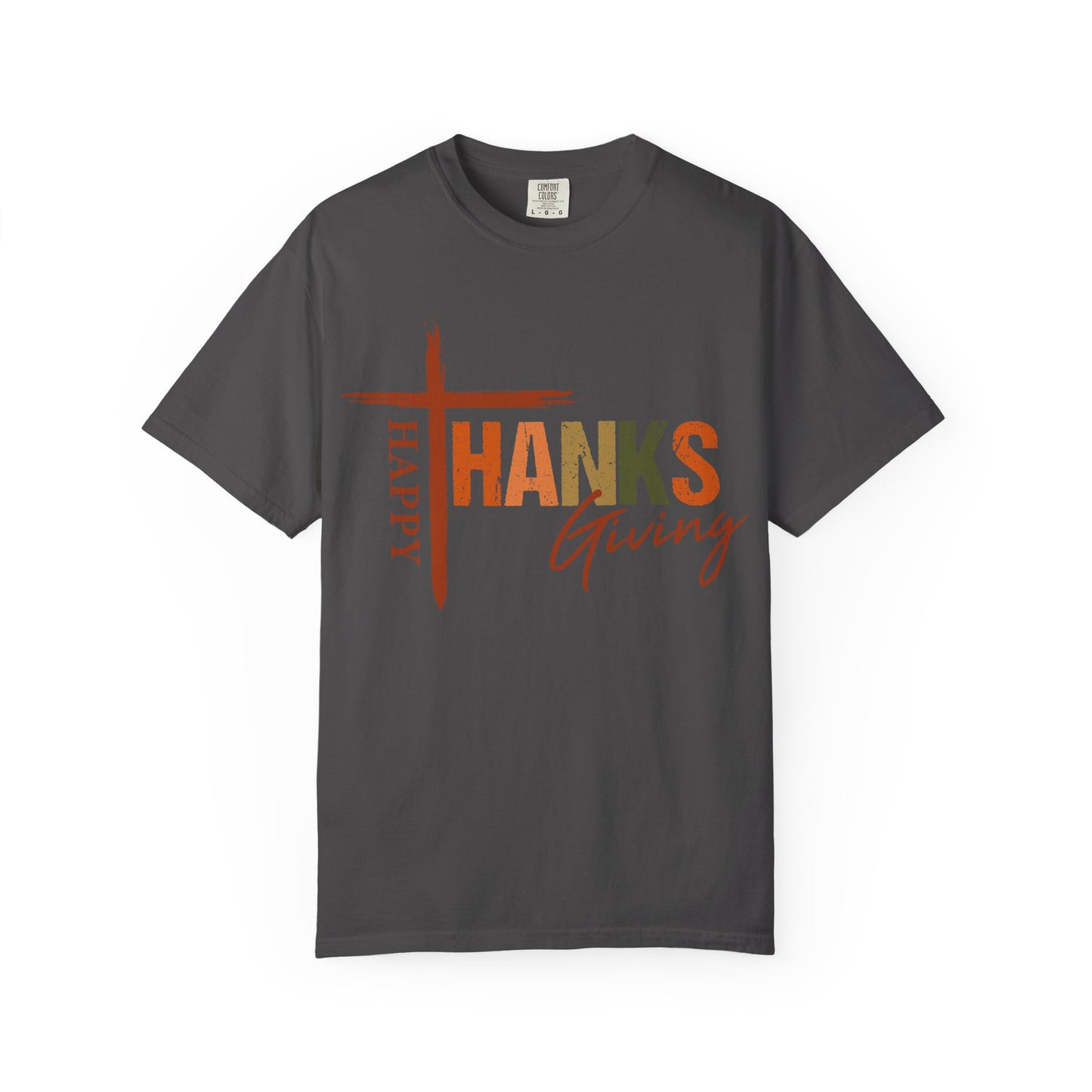 Happy Thanksgiving Cross Thanks T-shirt | Thanksgiving Shirt, Fall Holiday Tee