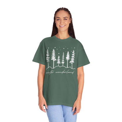 Wonderland T-shirt | Christmas Trees Winter Tees | Shirt For Women | Winter Gift | Family Xmas Outfit | Winter Lover Shirt