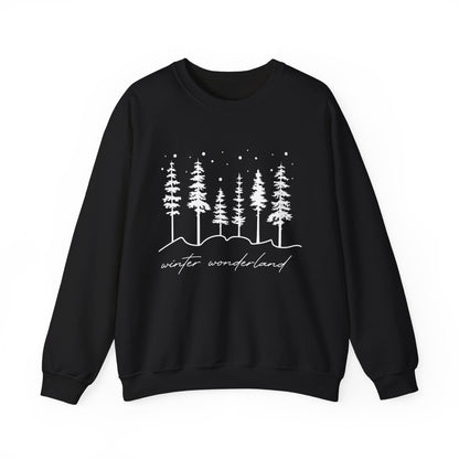 Christmas Trees Winter Wonderland Sweatshirt | Sweater For Women | Winter Gift | Family Xmas Sweatshirt | Winter Lover Top