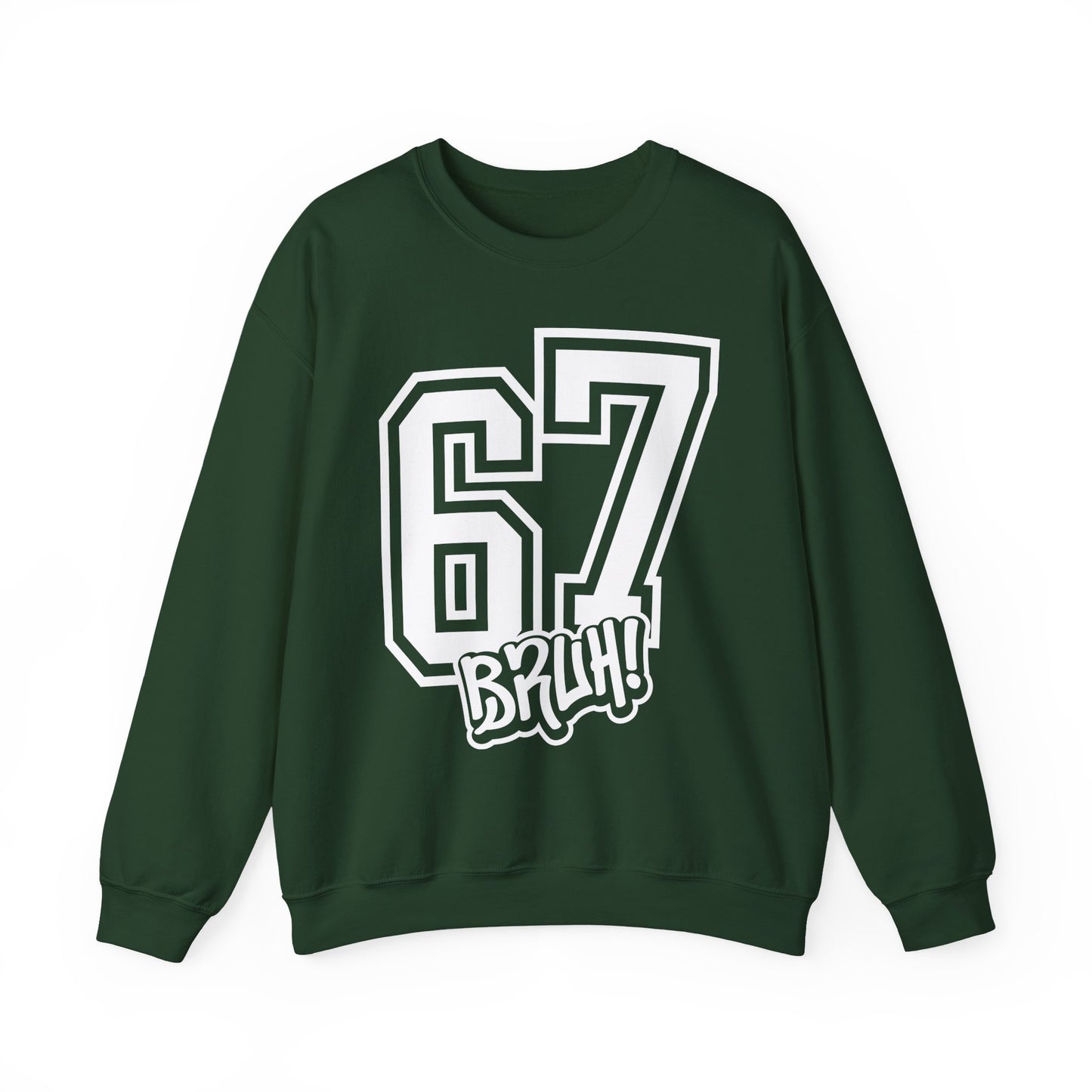 Funny Six Seven 6 7 Bruh Meme Sweatshirt | Gen Alpha Slang 6 7 Bruh | Funny Sports Gift For Friend Sweater | Viral Meme Sweatshirt