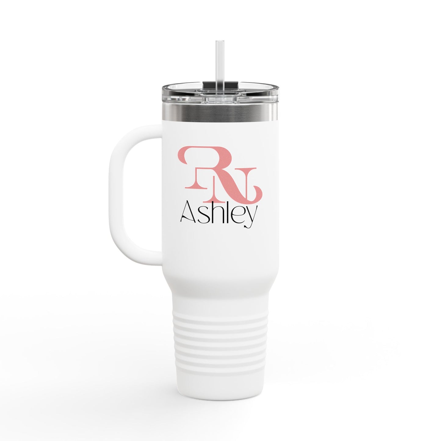 Custom Registered Nurse Travel Mug With Name | Personalized RN Tumbler | Nurse Life Bottle | Nurse Appreciation Mug | Cute Nurse Gift