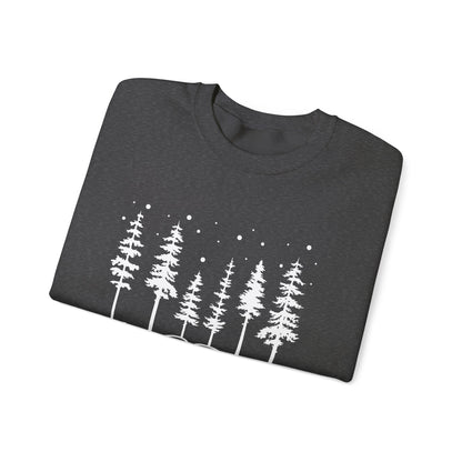 Christmas Trees Winter Wonderland Sweatshirt | Sweater For Women | Winter Gift | Family Xmas Sweatshirt | Winter Lover Top