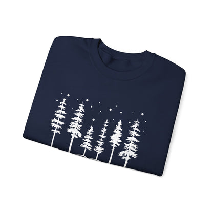 Christmas Trees Winter Wonderland Sweatshirt | Sweater For Women | Winter Gift | Family Xmas Sweatshirt | Winter Lover Top