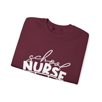 Womens School Nurse Sweatshirt | Nurse Heart Sweater | Nursing Life Top | Nurse Appreciation | Registered Nurse Gift Idea
