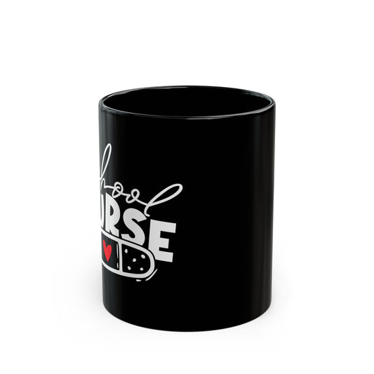 Womens School Nurse Coffee Mug | Nurse Heart Tea Mug | Nursing Life Mug | Nurse Appreciation | Registered Nurse Gift Idea