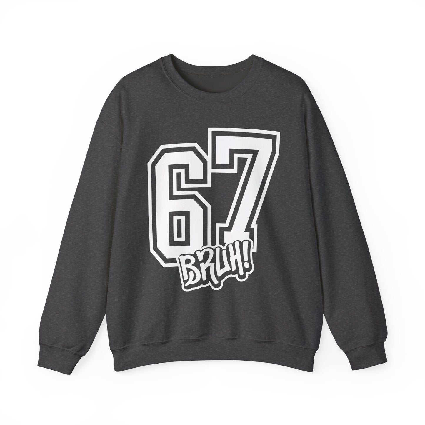 Funny Six Seven 6 7 Bruh Meme Sweatshirt | Gen Alpha Slang 6 7 Bruh | Funny Sports Gift For Friend Sweater | Viral Meme Sweatshirt
