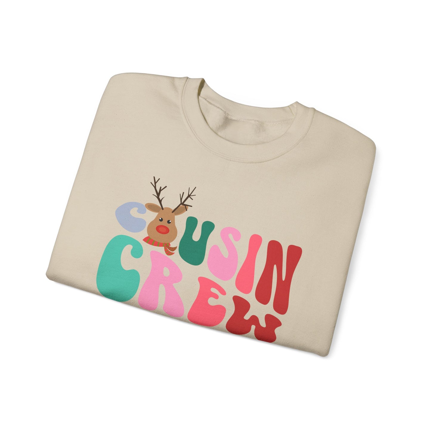 Personalized Christmas Cousin Crew Shirt | Groovy Cousin Crew Sweatshirt | Retro Kids Shirt-Cousin Crew Onesie | Matching Family Christmas
