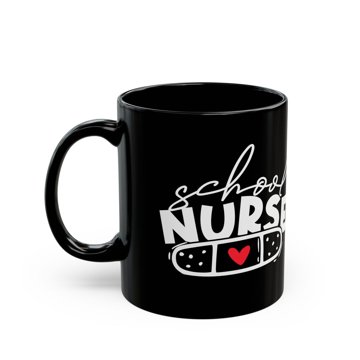 Womens School Nurse Coffee Mug | Nurse Heart Tea Mug | Nursing Life Mug | Nurse Appreciation | Registered Nurse Gift Idea