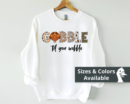 Turkey Sweatshirt: Funny Thanksgiving Fall Shirt