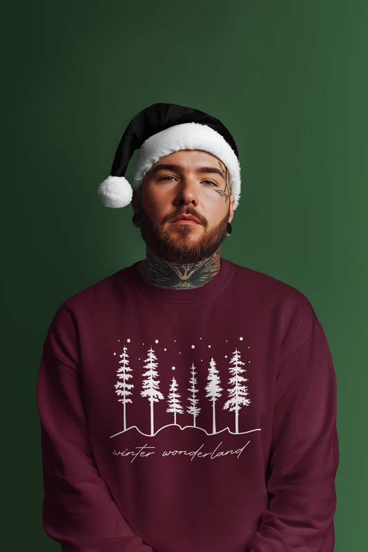 Christmas Trees Winter Wonderland Sweatshirt | Sweater For Women | Winter Gift | Family Xmas Sweatshirt | Winter Lover Top