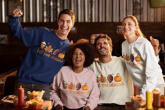 Tis The Season Fall Sweatshirt, Unisex Cozy Crewneck